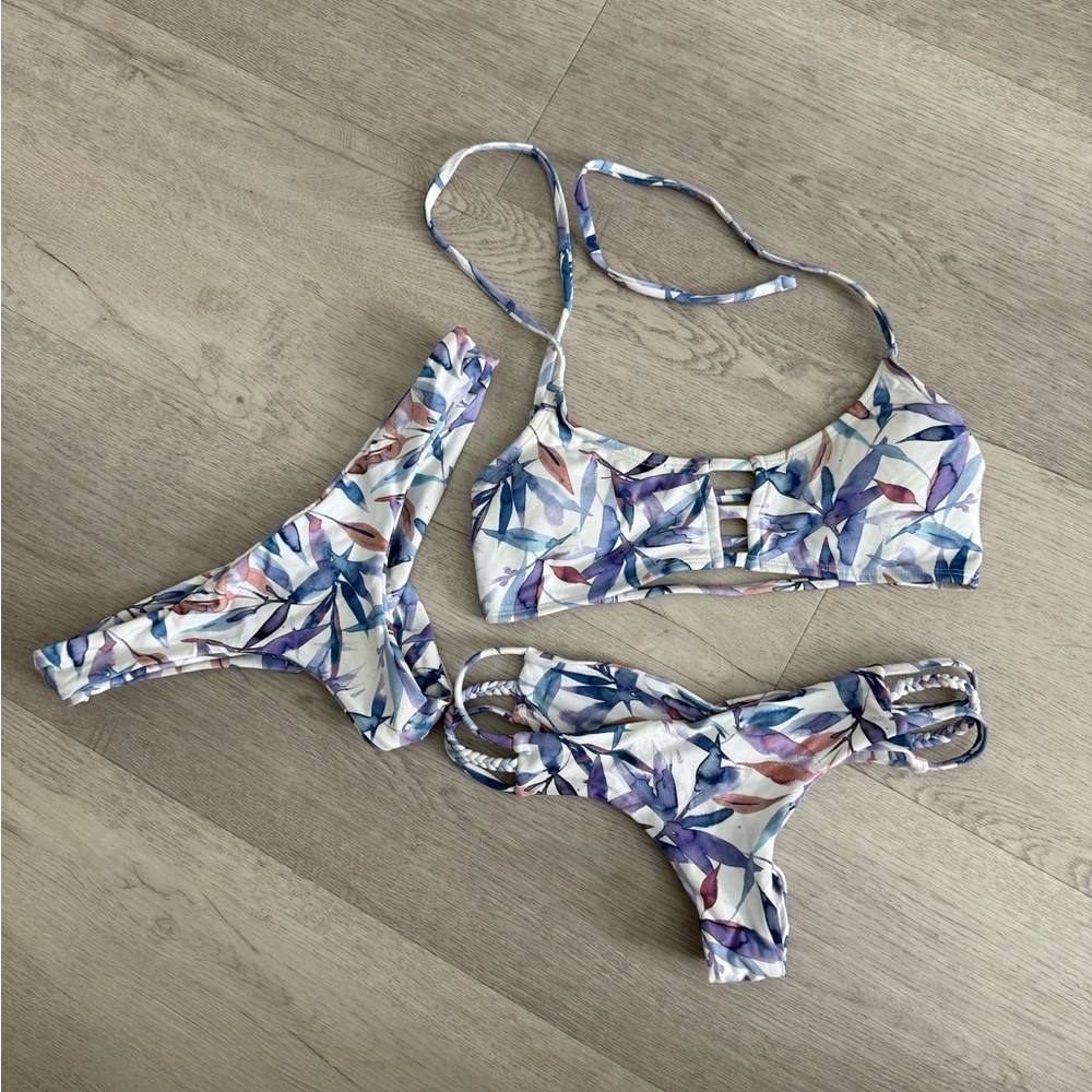 Midori Bikini Set with Strappy Details